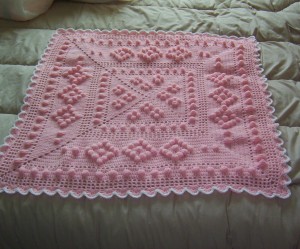 modele crochet couverture bebe