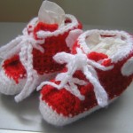 patron crochet chausson bebe