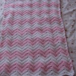 patron couverture crochet zigzag