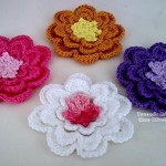 modele crochet fleur
