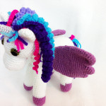 patron crochet unicornio