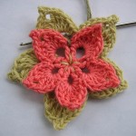 grille crochet fleur