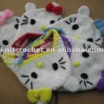 modele crochet bonnet hello kitty