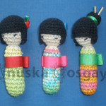 patron kokeshi crochet