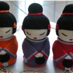 patron kokeshi crochet