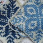 grille jacquard crochet