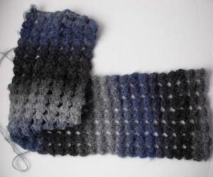 grille crochet echarpe