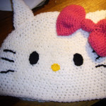 tuto bonnet crochet hello kitty