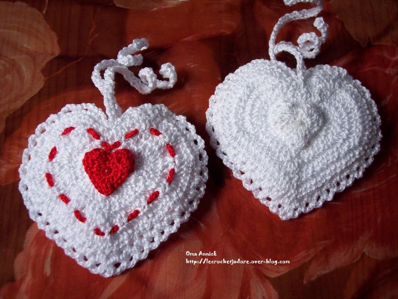 tuto crochet coeur