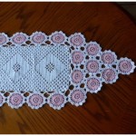 grille chemin table crochet