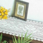 grille chemin table crochet
